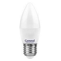 Лампа светодиодная General Свеча CF-7 E27 220В 10Вт 2700К картинка 